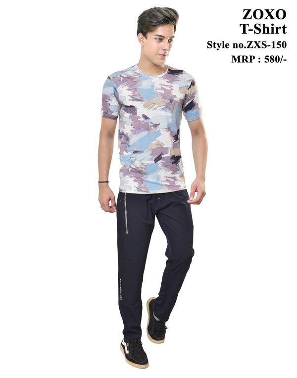 ZOXO Men Camouflage Sports T-shirt (ZXS-150)